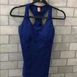 EUC Lucy blue racerback workout tank